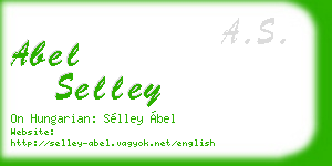 abel selley business card